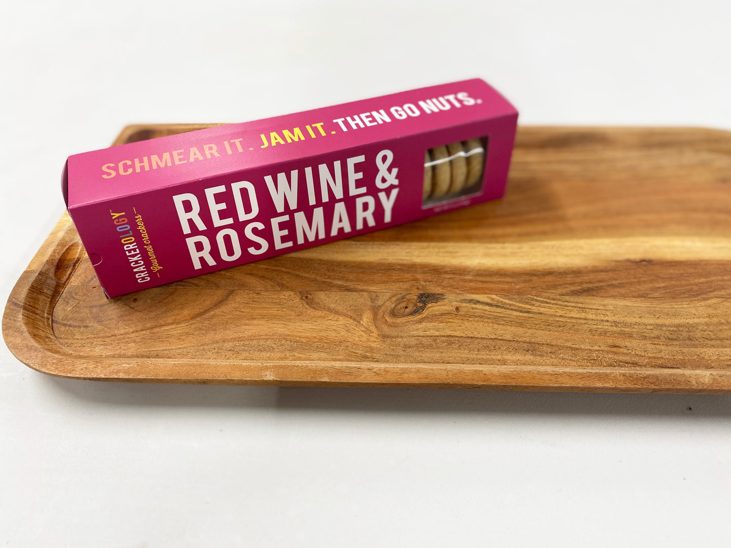 
                  
                    Red Wine & Rosemary Crackers
                  
                
