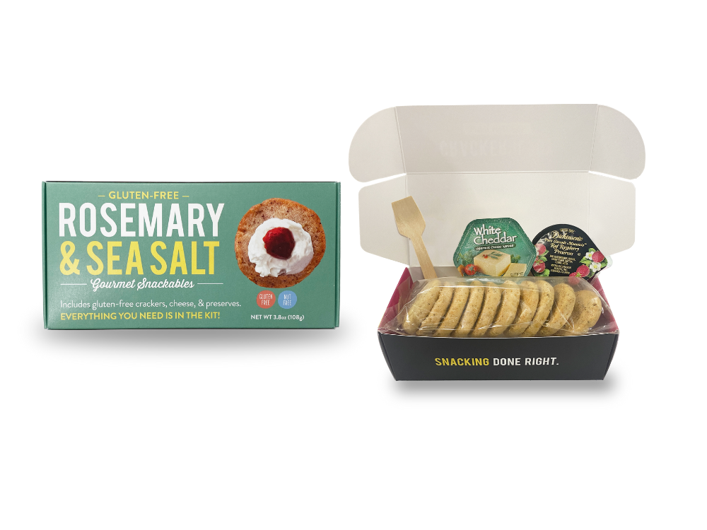 Snackable Gluten Free Rosemary & Sea Salt Crackerology Kit