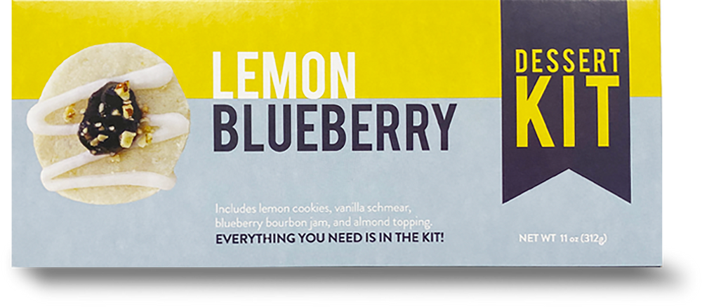 Lemon Blueberry Dessert Kit from Crackerology, easy dessert solutions