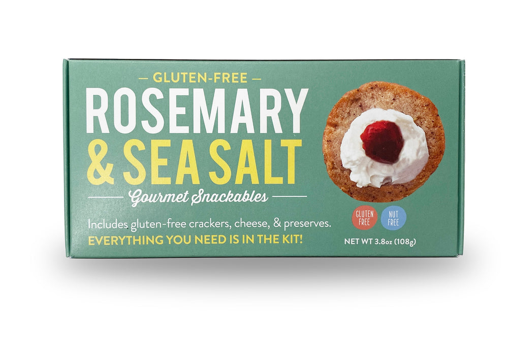 
                  
                    Snackable Gluten Free Rosemary & Sea Salt Crackerology Kit
                  
                